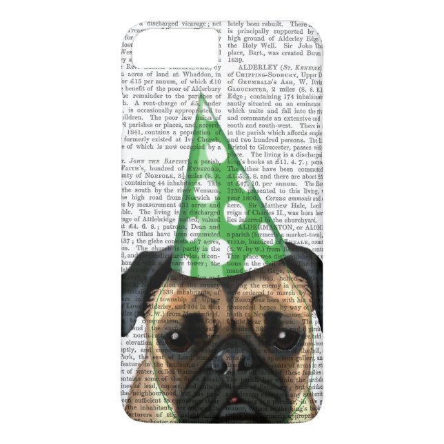 Party Pug 2 Case-Mate iPhone Skal (Baksida)