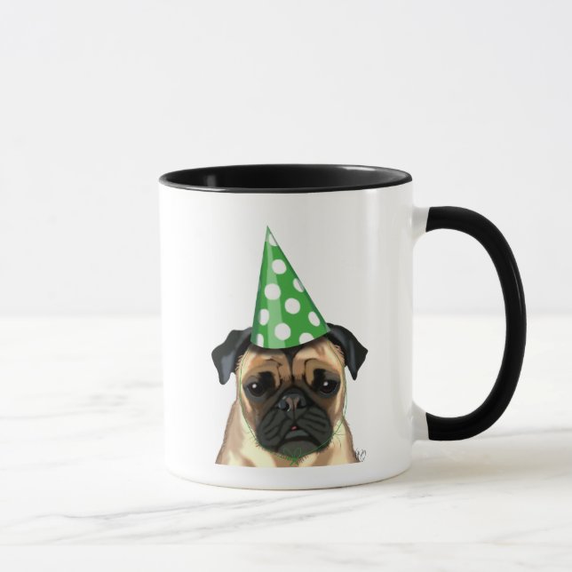Party Pug 2 Mugg (Höger)