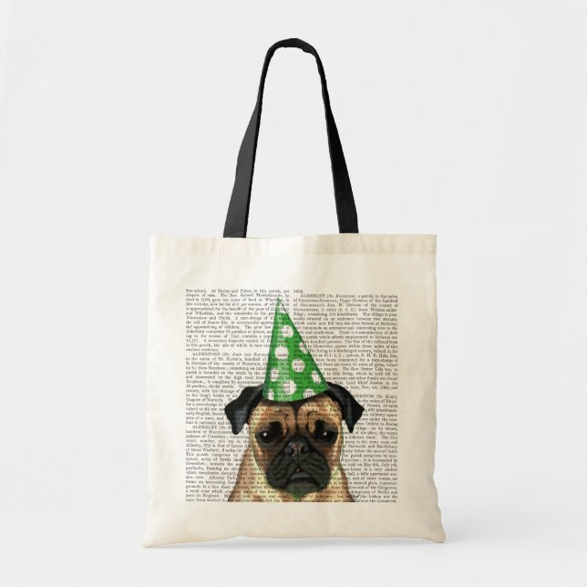 Party Pug 2 Tygkasse (Framsidan)