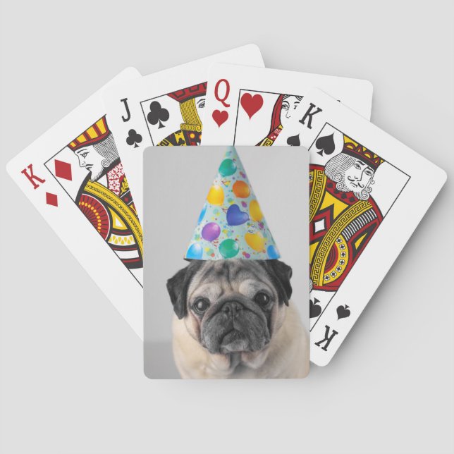 Party Pug Casinokort (Baksidan)