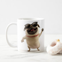 Party Pug Mugg