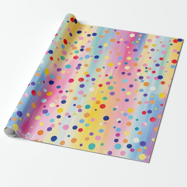 Party-punkter som figurerar Pappert Presentpapper (Utrullad)