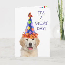 Party Puppy Birthday Kort