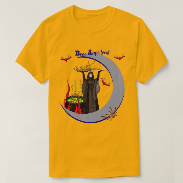 Party Redo Golden Unisex Halloween T-Shirt (Design framsida)