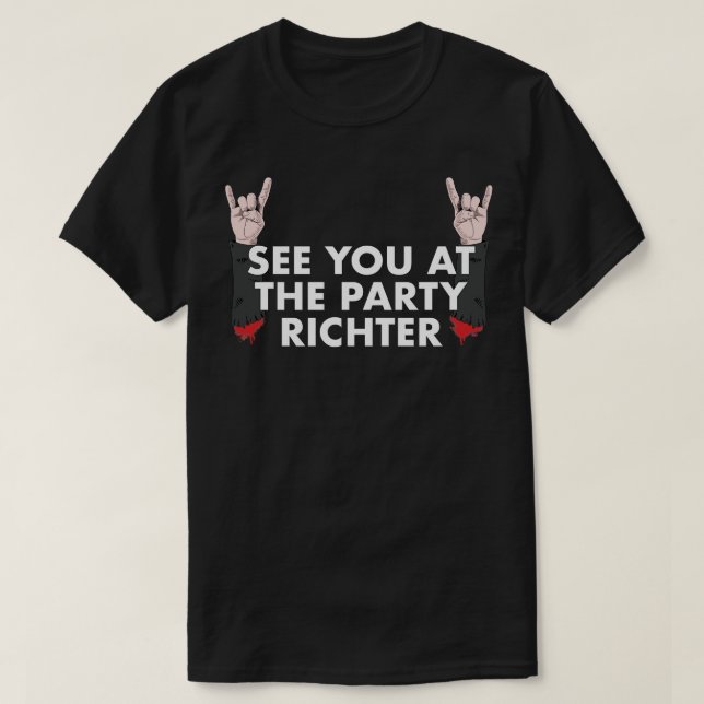 Party Richter T Shirt (Design framsida)