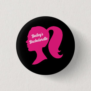 Party Rosa & Black Bachelorette Knapp