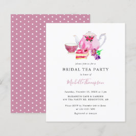 Party Rosa Tekanna för budgetMöhippa för Tea