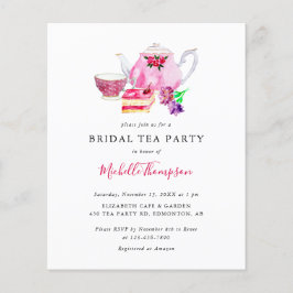 Party Rosa Tekanna  för budgetMöhippa för Tea
