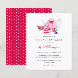 Party Rosa Tekanna för budgetMöhippa för Tea