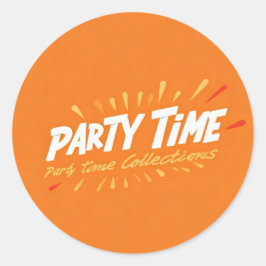 Party Runt Klistermärke