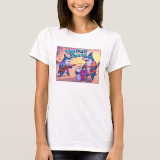 Party Sharks Band Dam T Shirt