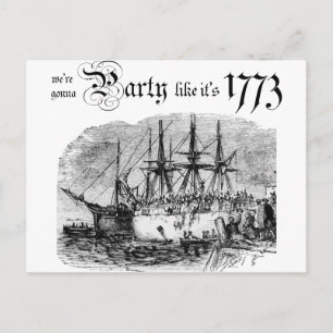 Party som 1773 vykort