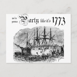 Party som 1773 vykort