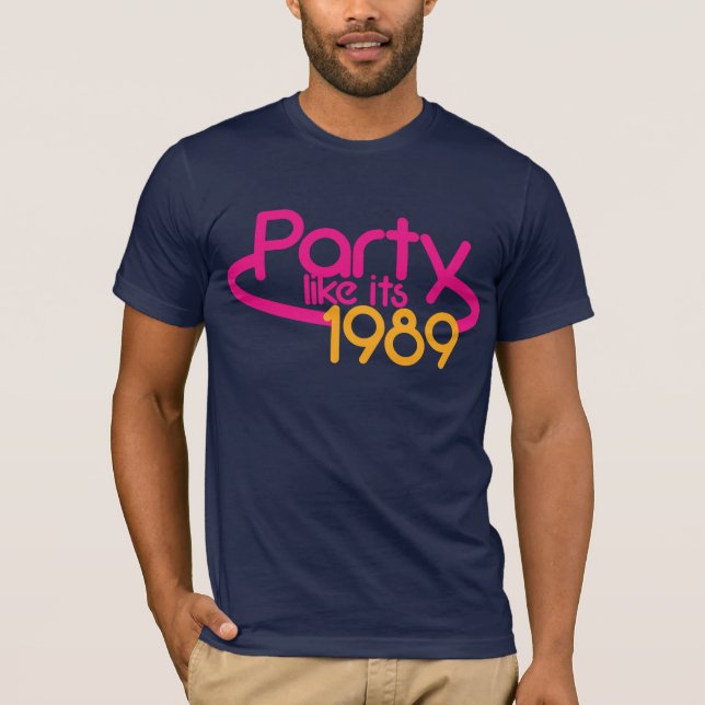PARTY som 1989 Tee Shirt (Framsida)