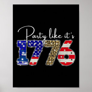 Party som det är 1776 lustigt, 4:e Party som det. Poster