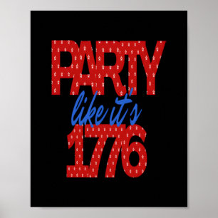 Party som det är 1776. poster