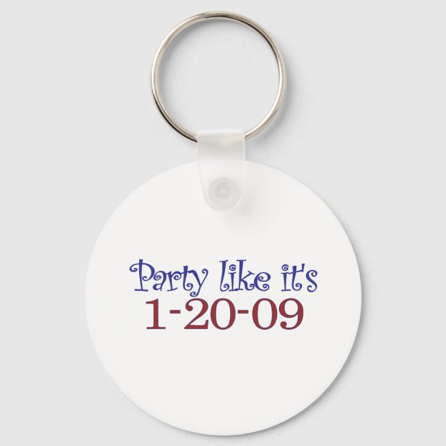 Party som det är 1-20-2009 nyckelring (Framsida)