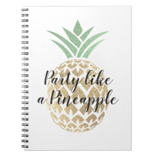 Party som en ananas födelsedag eller Bröllop Anteckningsbok