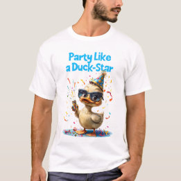 Party som en Anka Star T Shirt