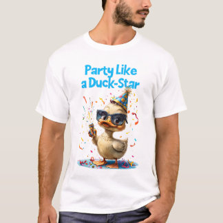 Party som en Anka Star T Shirt