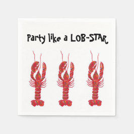 Party som en Lob-star Napkins Pappersservett
