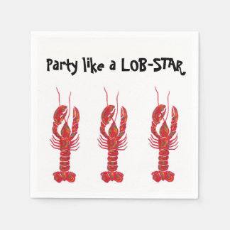 Party som en Lob-star Napkins Pappersservett