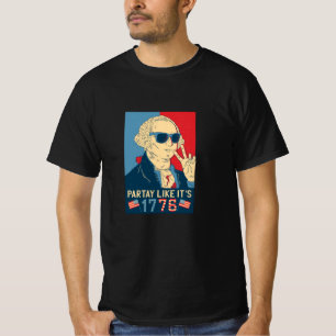 Party som en patriot för den fjärde juli t shirt
