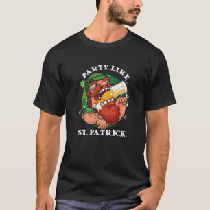 Party som St. Patrick Funny Irish Drinking Beer T Shirt