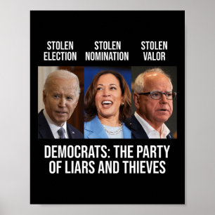 Party, stöd till president K. Poster