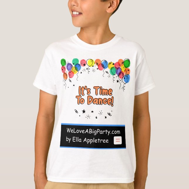 Party T-Shirt för barn och alla åldrar (Framsida)