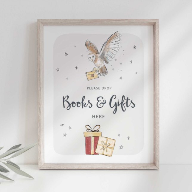 Party-tecken för bokar och presentguiden poster (Skapare uppladdad)