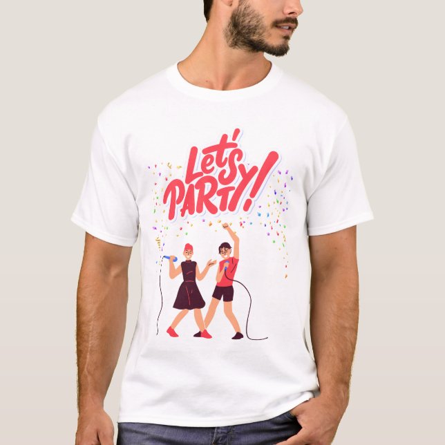 Party Theme T Shirt (Framsida)