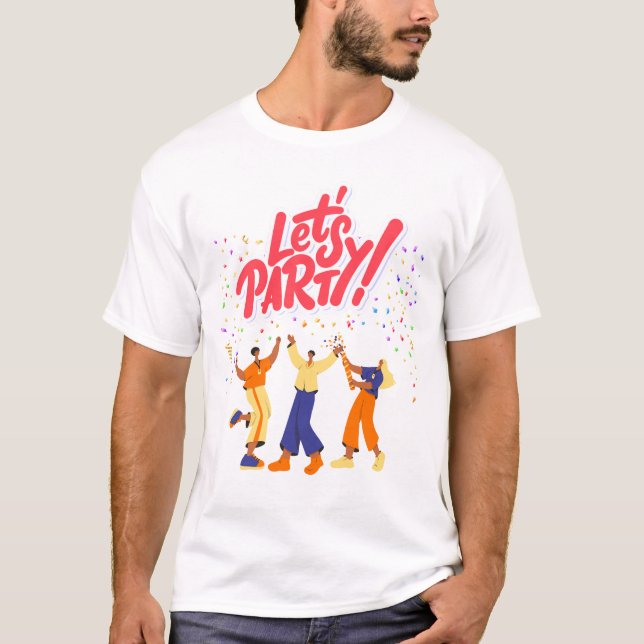 Party Theme T Shirt (Framsida)
