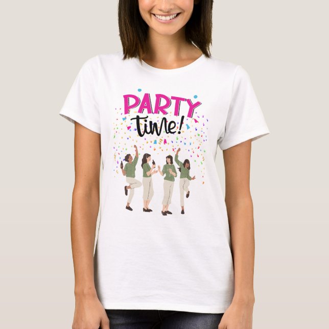 Party Theme T Shirt (Framsida)