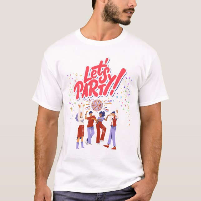 Party Theme T Shirt (Framsida)