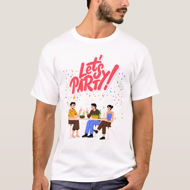 Party Theme T Shirt (Framsida)