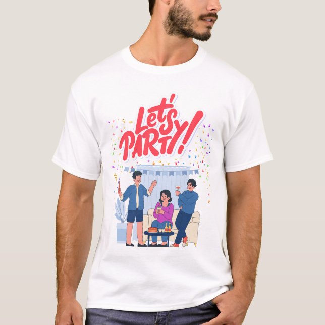 Party Theme T Shirt (Framsida)