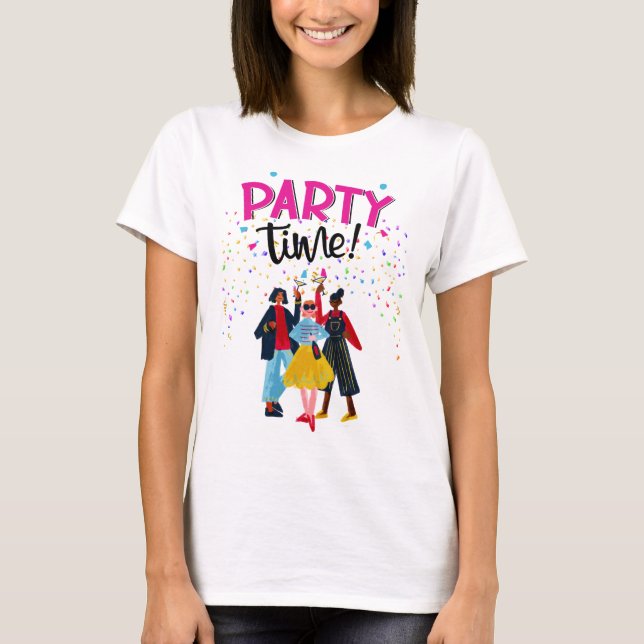 Party Theme T Shirt (Framsida)