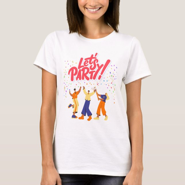 Party Theme T Shirt (Framsida)