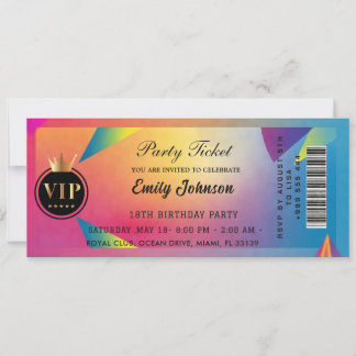  Party ticket invitations  Inbjudningar