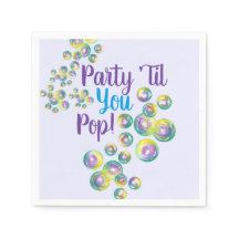 Party Til du poppande bubblor Iridescent