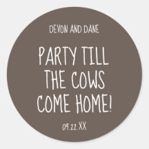 Party till Kökens Kom Home Bröllop-fästare