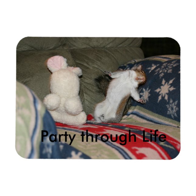 Party till Life Magnet (Horisontell)