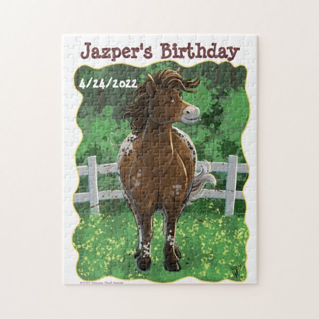 Party Time Appaloosa Horse Pussel (Vertikal)