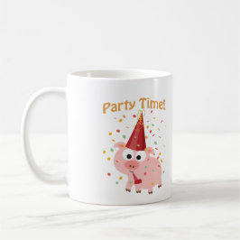 Party time confietti Gris Kaffemugg