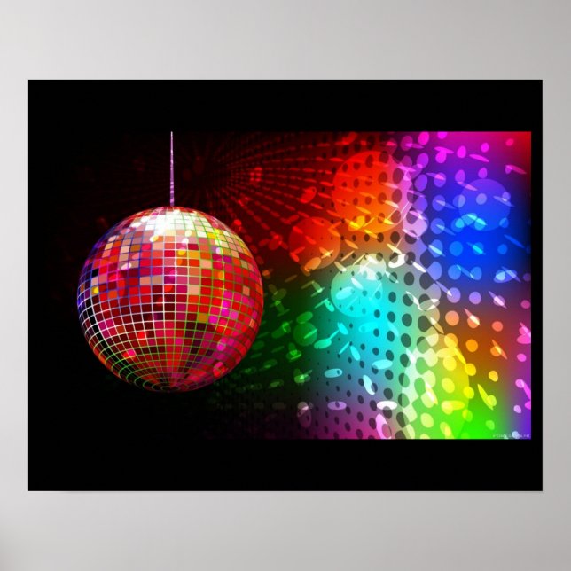 Party Time Disco Poster (Framsidan)