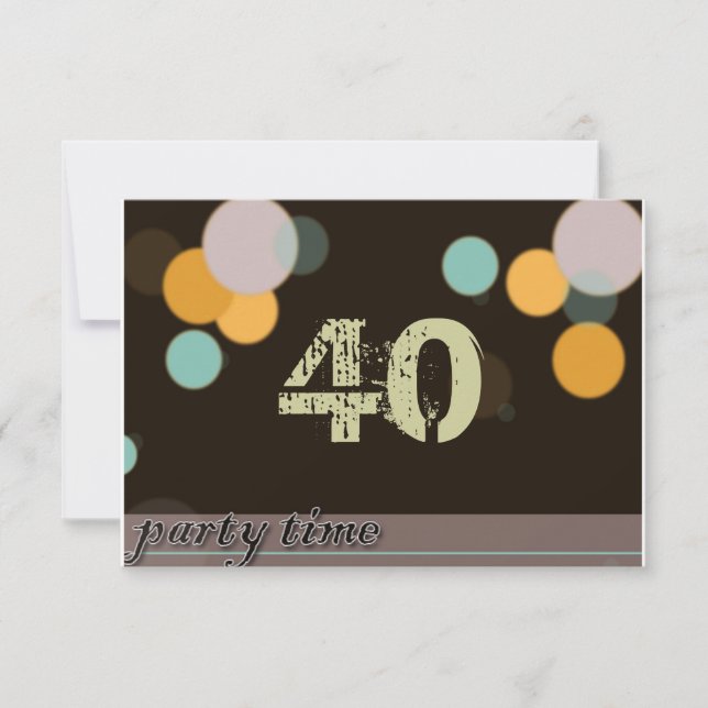 Party Time Inbjudningar (Framsida)