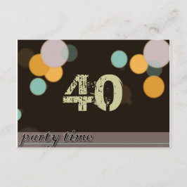 Party Time Inbjudningar