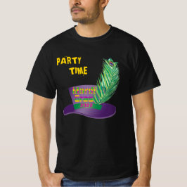 PARTY TIME MARDI GRAS T SHIRT
