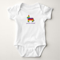Party Time Rainbow Birthday Donkey Piñata Fiesta
